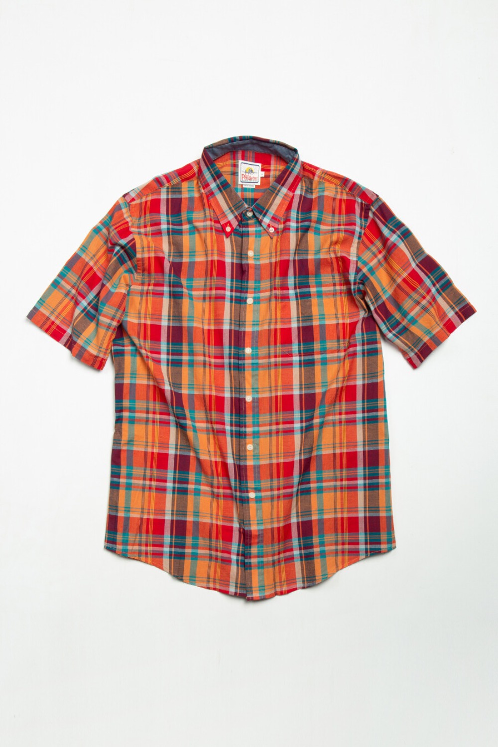 S/S Fitted Seaside BD Shirt Orange