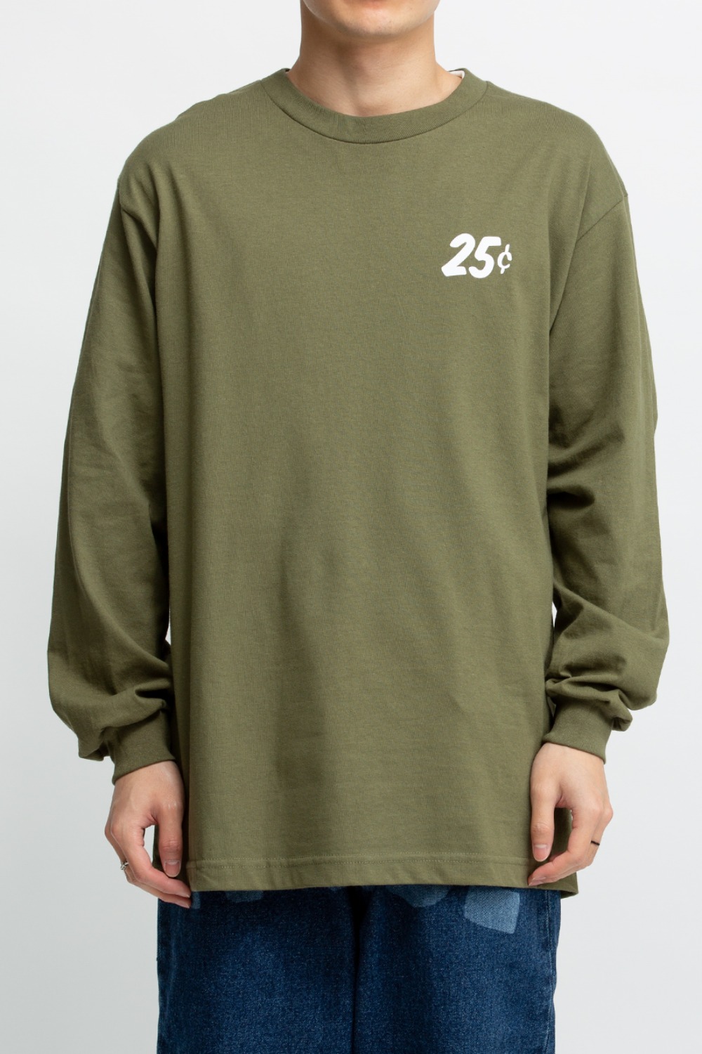 CLASSIC SNACKMAN L/S TEE OLIVE