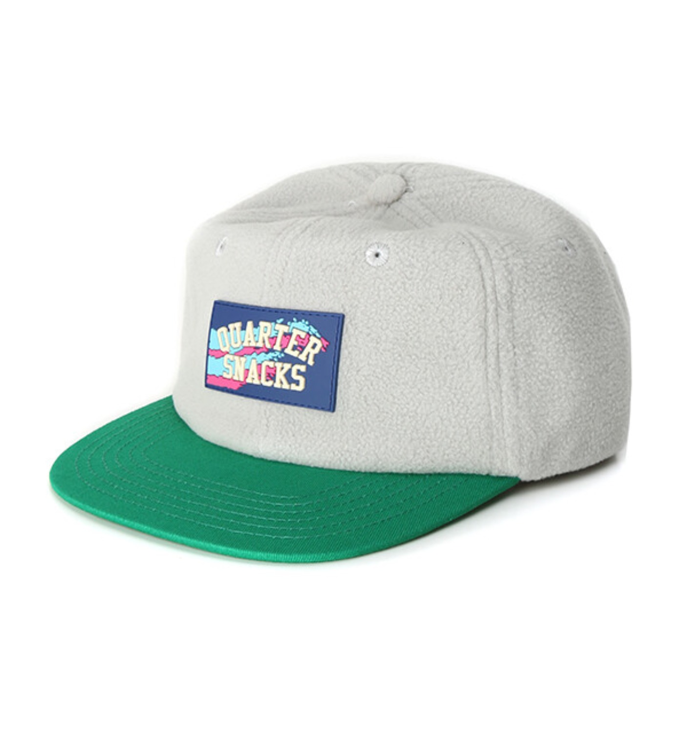 FLEECE CAP GREY/GREEN