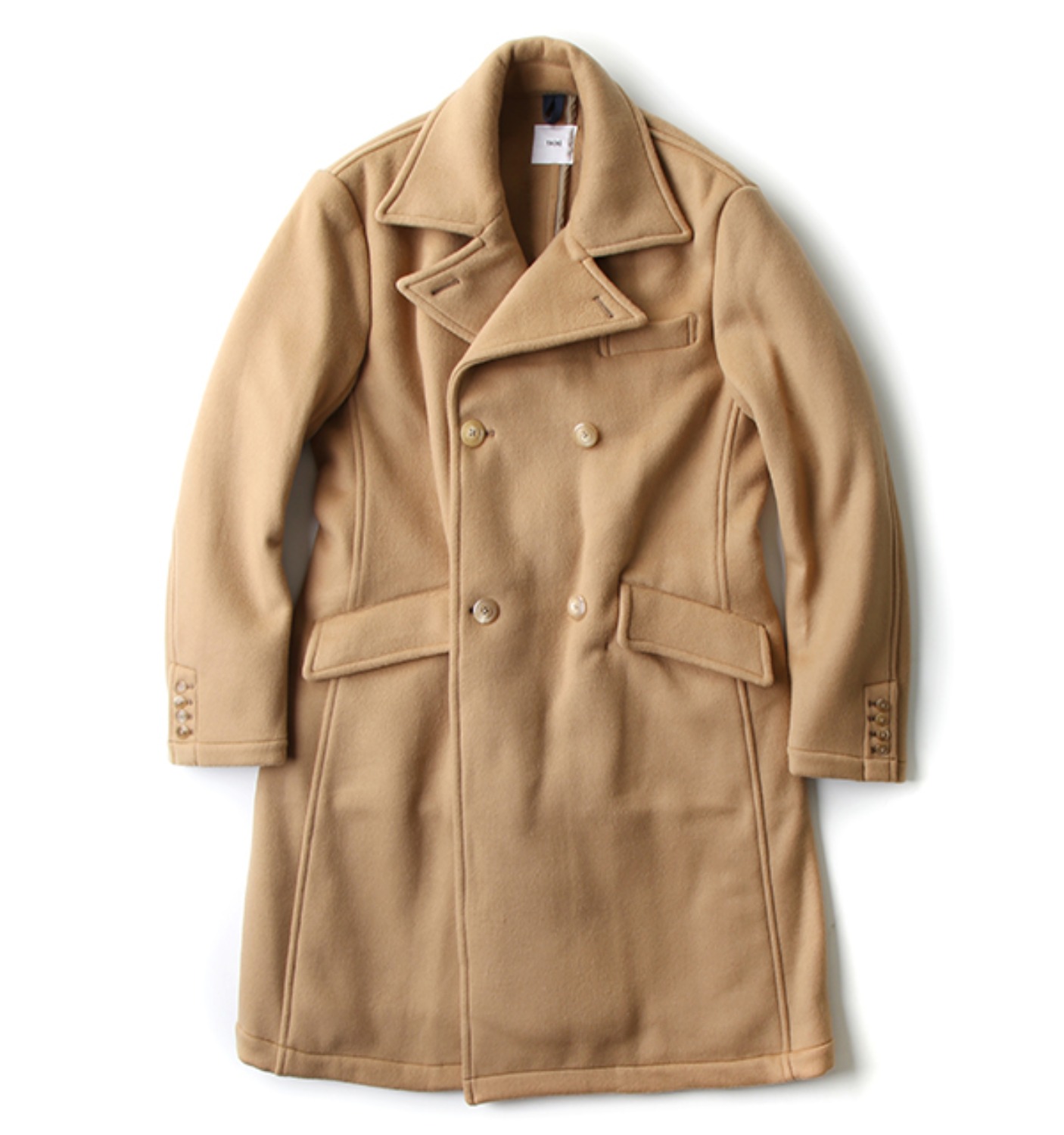 DOUBLE BREASTED COAT CAMEL (FT35NC03)