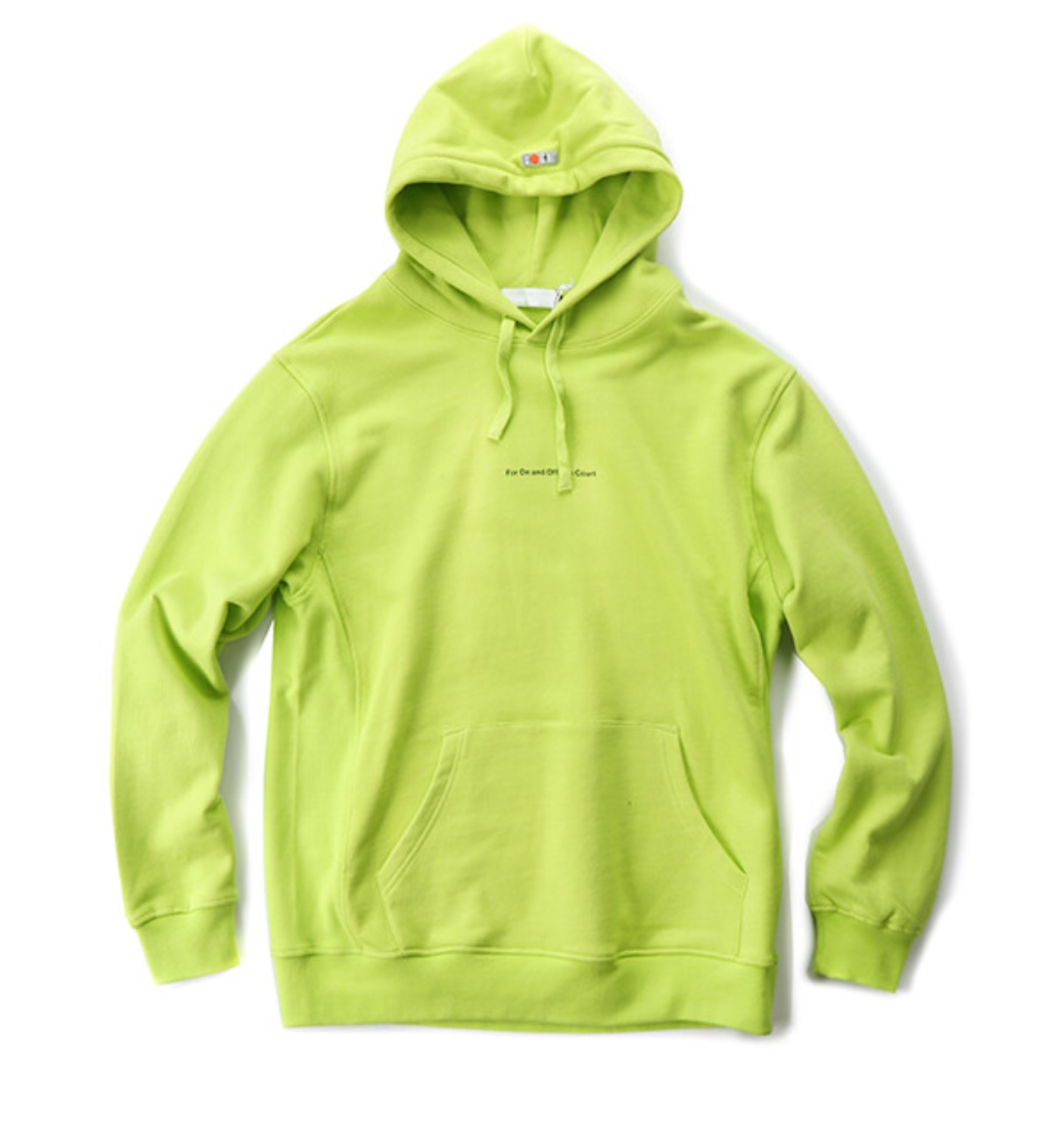 THE DIVER HOODIE LIME