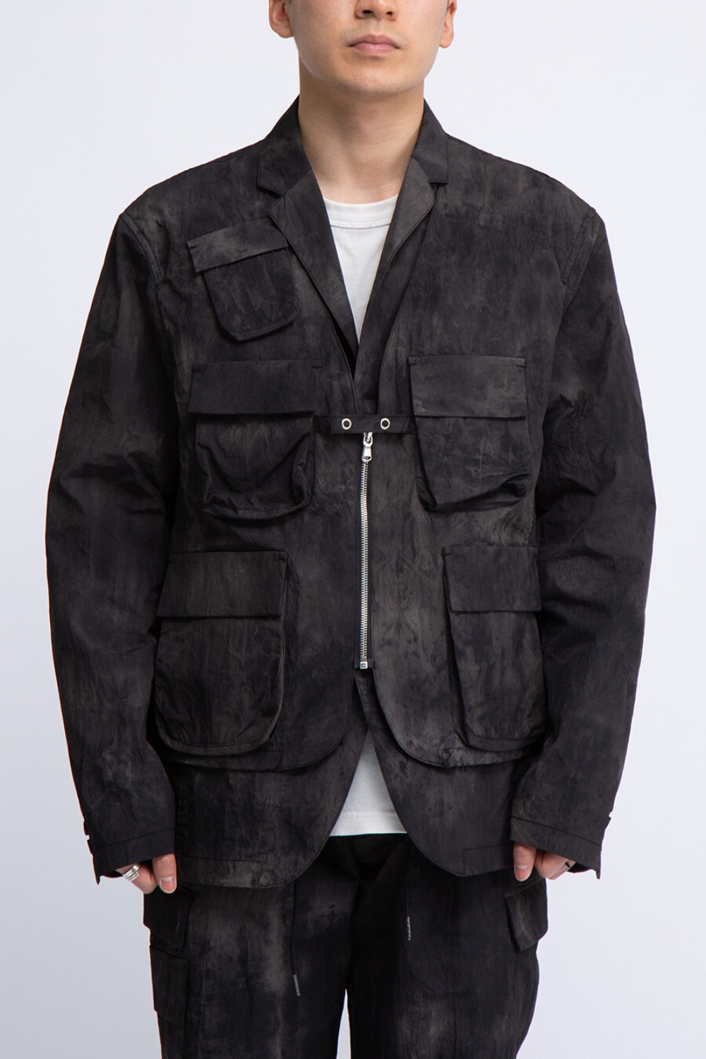 FOR SCULP X LAYERED JACKET BLACK STORM