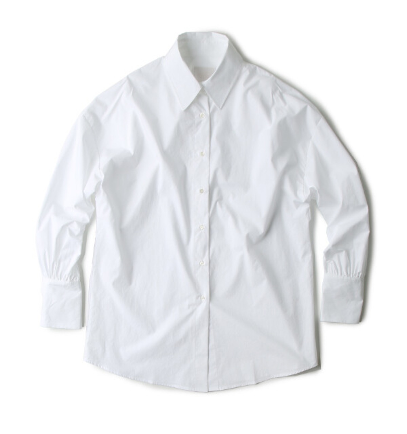 JOIE VOLUME SHIRT OFFWHITE SOLID