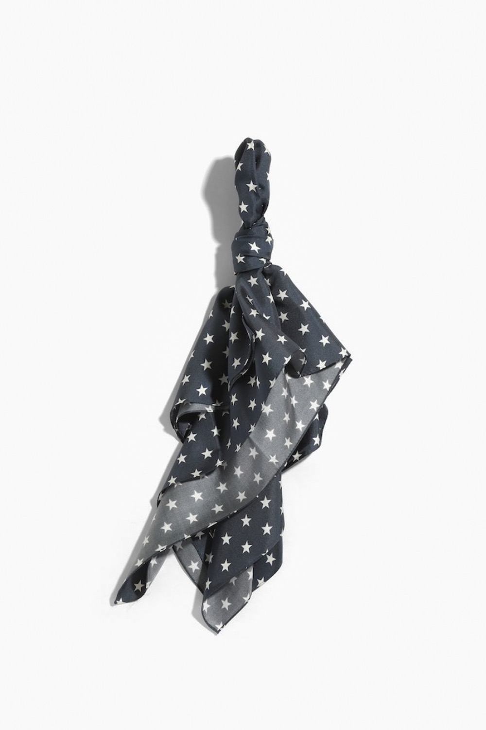 NEEDLES SCARF - SILK CREPE / STAR CHARCOAL