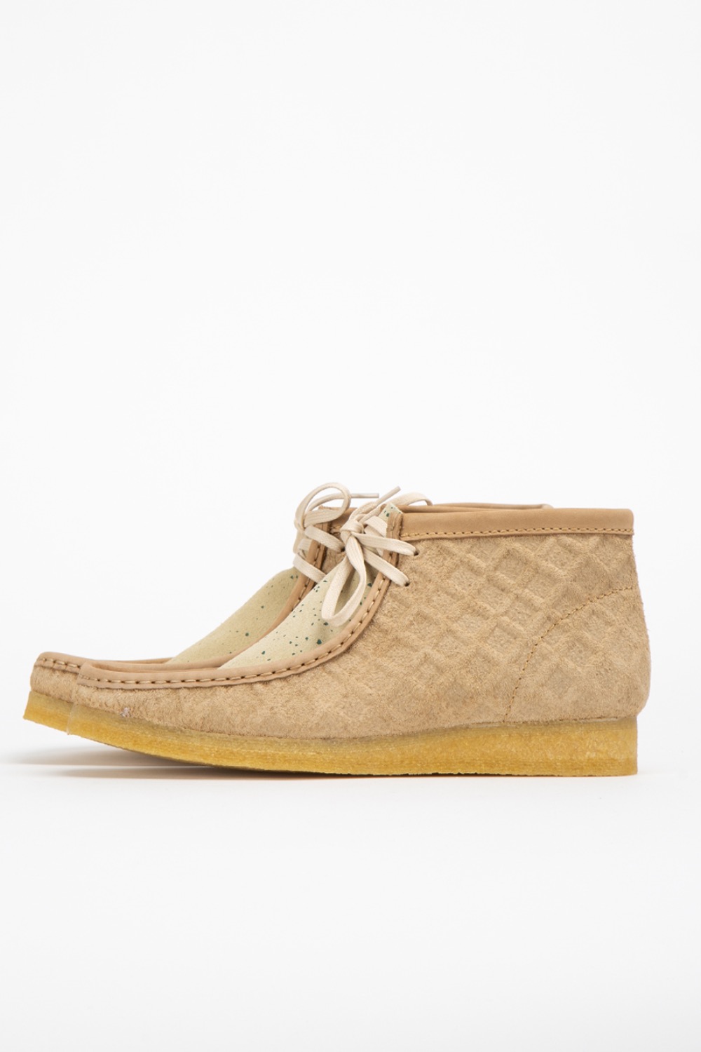 (SWEET CHICK) WALLABEE BOOT NATURAL/GREEN