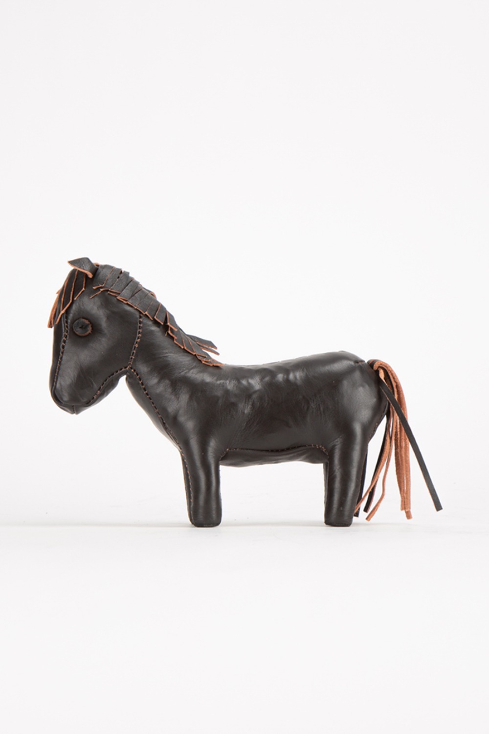 HANDCRAFTED HORSEHIDE ANIMALS (SMALL SIZE) DONKEY