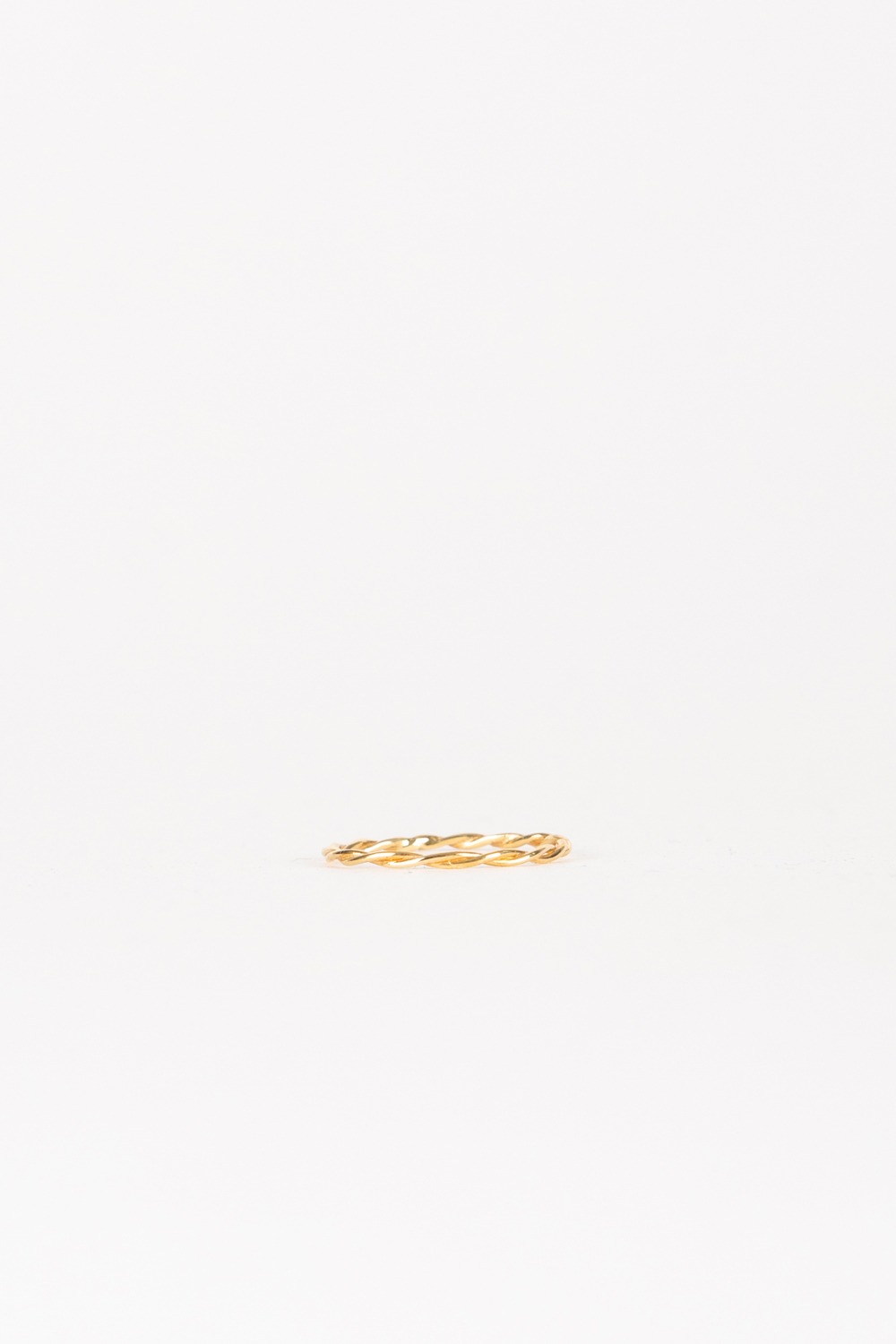 BRAID GOLD RING(R050-OA)