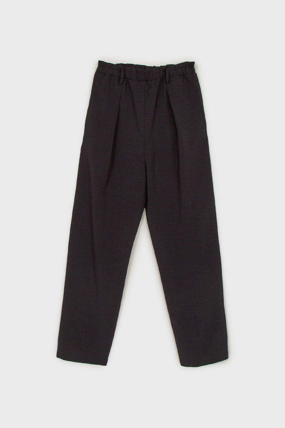 RELAXED WIDE PANTS - BLACK