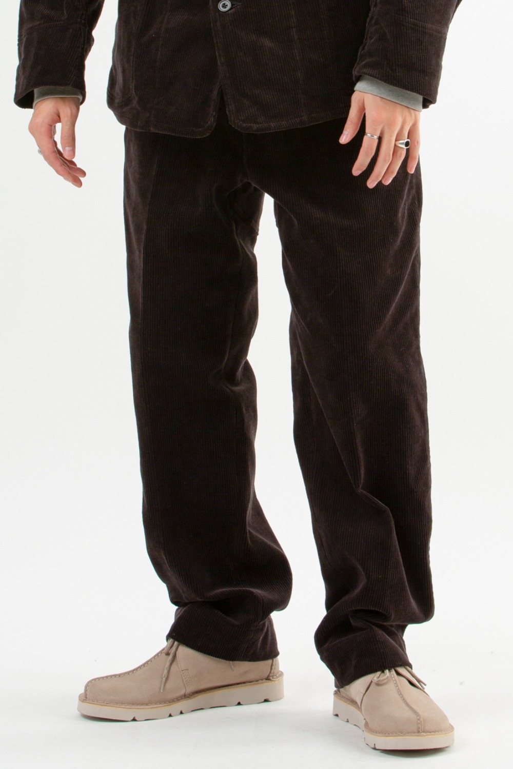 PADED BACK ROVER TROUSER GRAPHITE