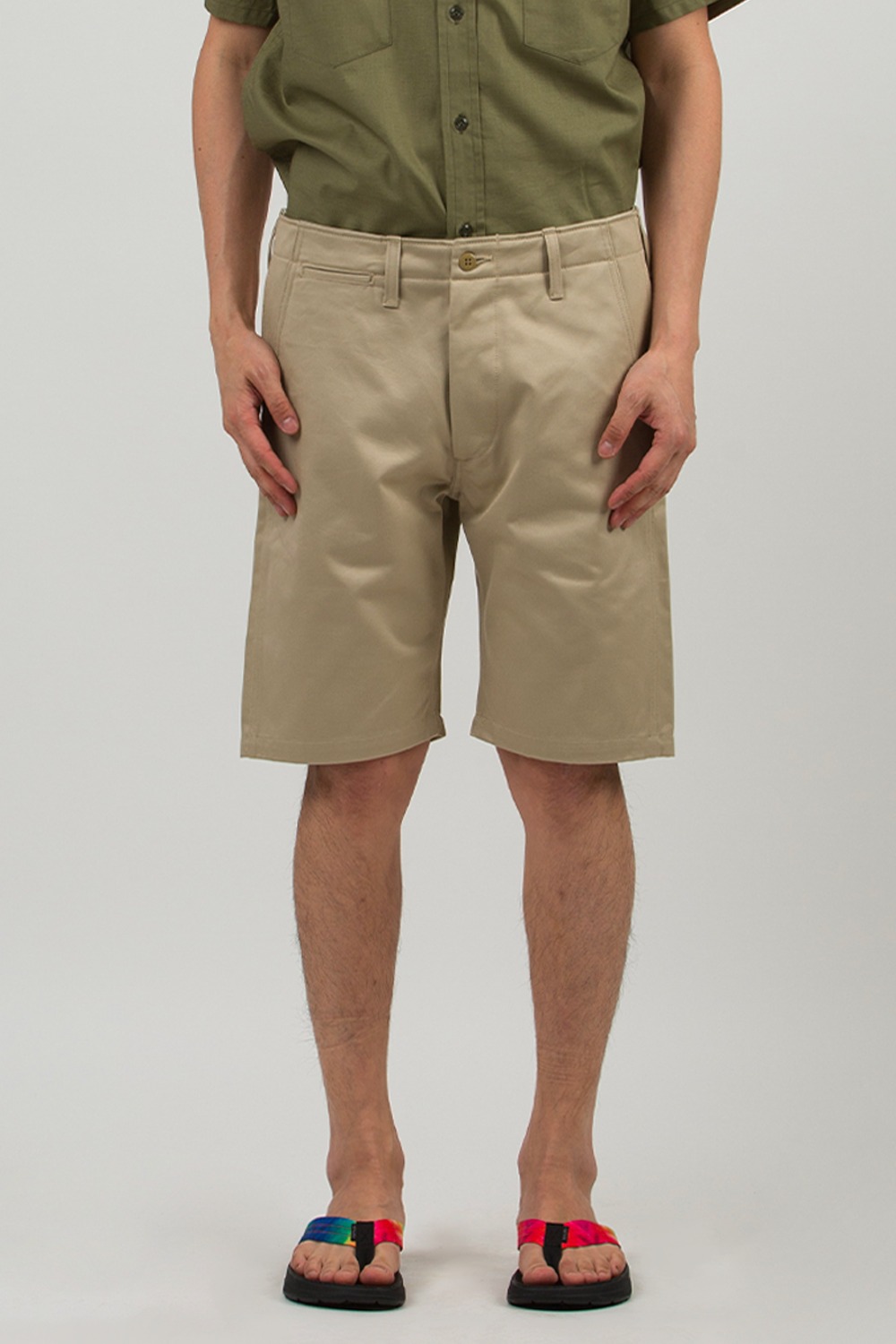 (23SS) BLUE SEAL CHINO SHORTS BEIGE