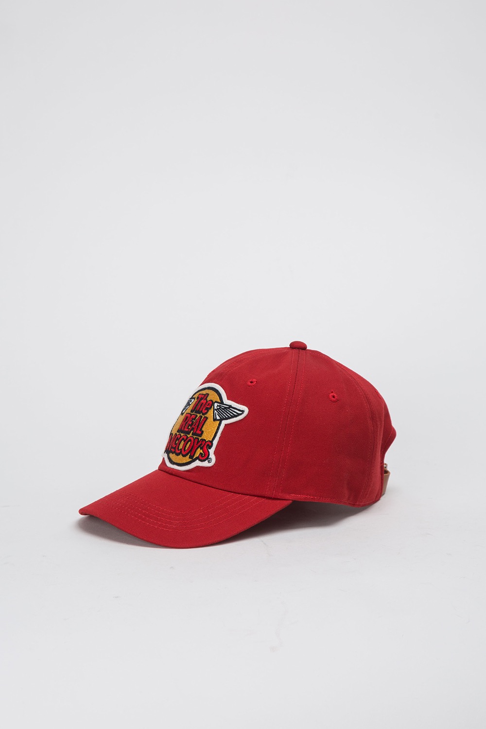 (23SS) THE REAL McCOY&#039;S LOGO BASEBALL CAP RED