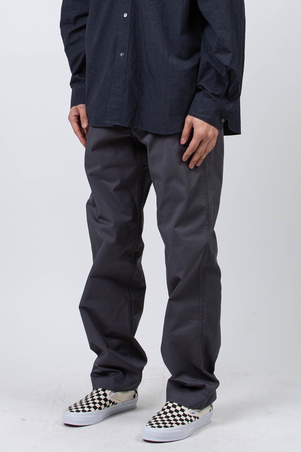(24SS) ORGANIC COTTON RELAXED CHINO PANTS NAVY